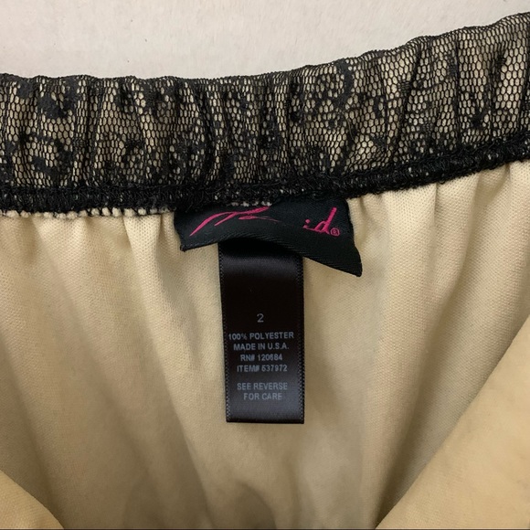 Torrid Black Lace Overlay Babydoll Tank Top - Picture 6 of 7